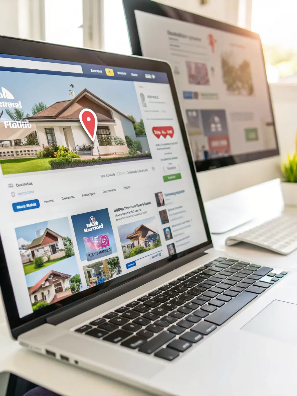 A screenshot of a lead generation tool, showcasing targeted advertising options for Dubai real estate.